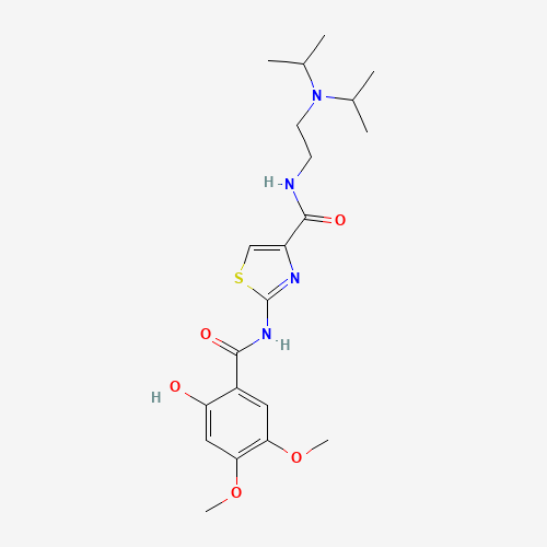 2D chemical (molecular) structure of Acotiamide