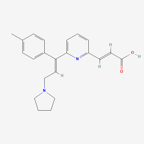 2D chemical (molecular) structure of Acrivastine