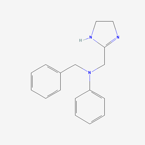 2D chemical (molecular) structure of Antazoline