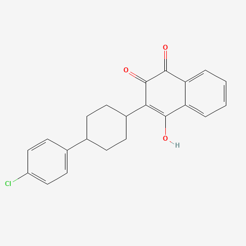 2D chemical (molecular) structure of Atovaquone