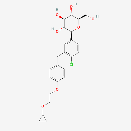2D chemical (molecular) structure of Bexagliflozin