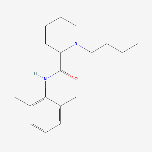 2D chemical (molecular) structure of Bupivacaine