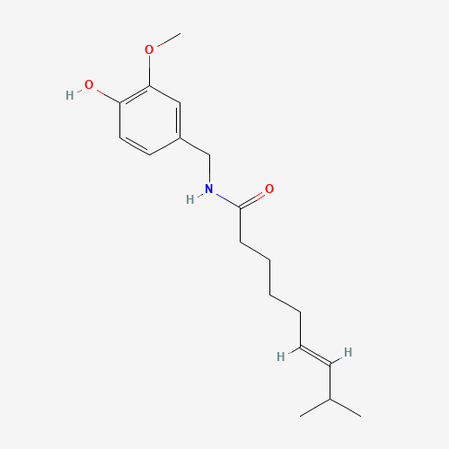 2D chemical (molecular) structure of Capsaicin