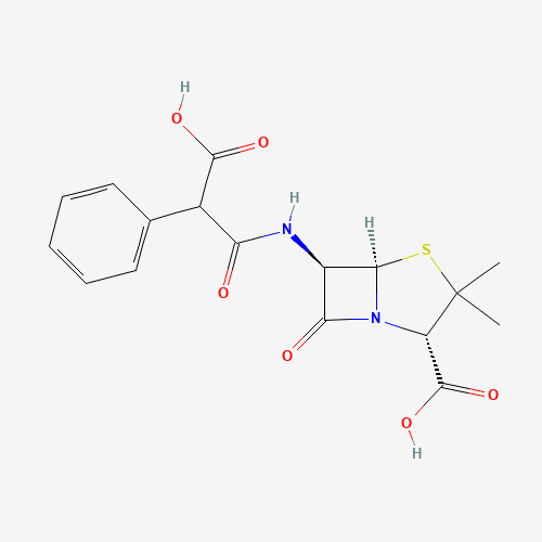 2D chemical (molecular) structure of Carbenicillin