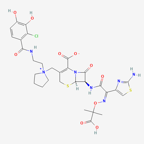 2D chemical (molecular) structure of Cefiderocol