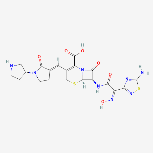 2D chemical (molecular) structure of Ceftobiprole