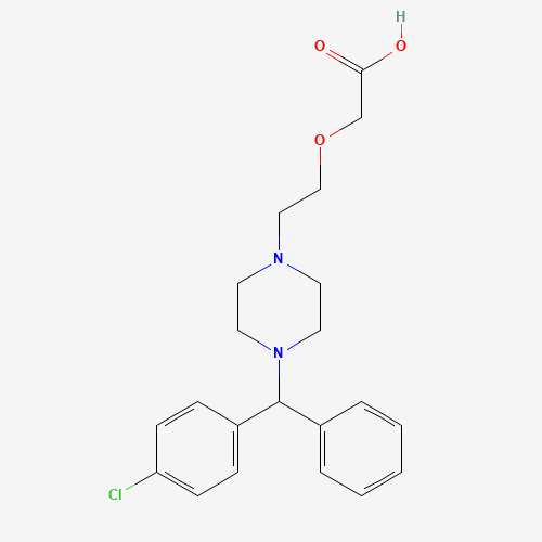 2D chemical (molecular) structure of Cetirizine