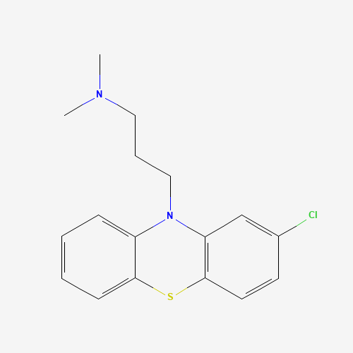2D chemical (molecular) structure of Chlorpromazine