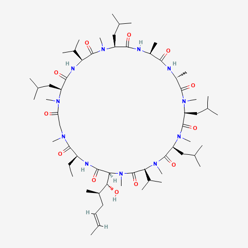 2D chemical (molecular) structure of Ciclosporin