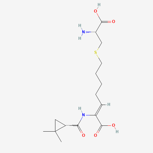 2D chemical (molecular) structure of Cilastatin