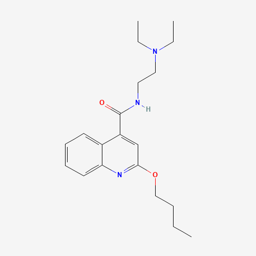 2D chemical (molecular) structure of Cinchocaine