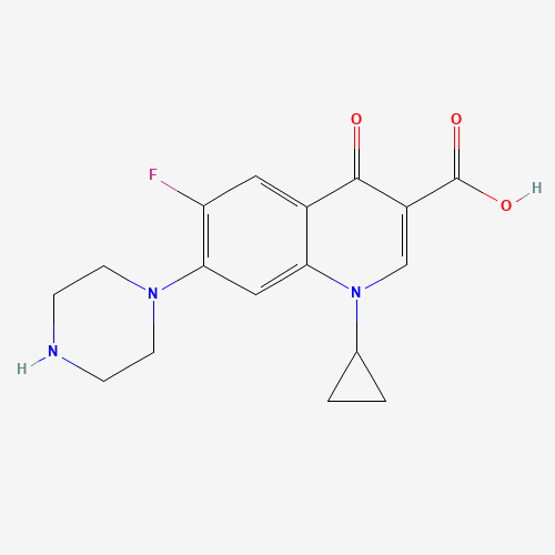 2D chemical (molecular) structure of Ciprofloxacin