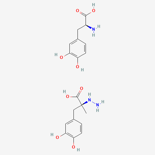 2D chemical (molecular) structure of Co-careldopa