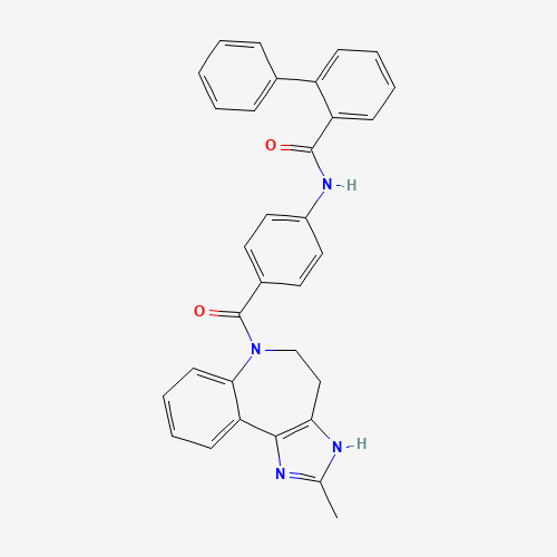 2D chemical (molecular) structure of Conivaptan
