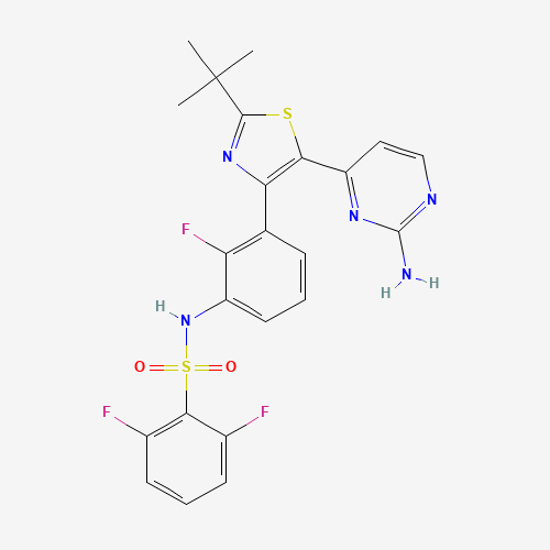2D chemical (molecular) structure of Dabrafenib