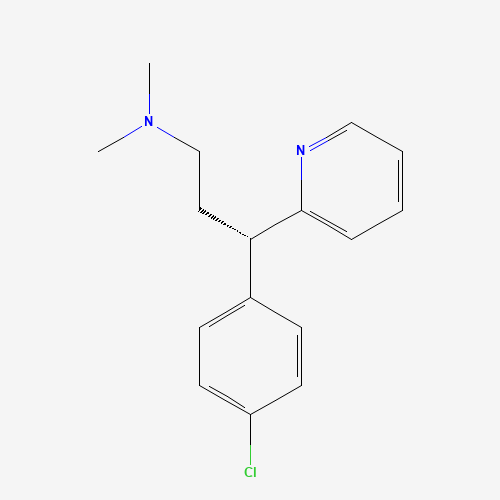 2D chemical (molecular) structure of Dexchlorpheniramine