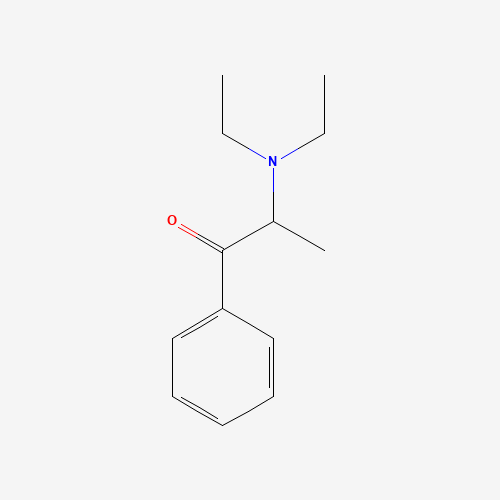 2D chemical (molecular) structure of Diethylpropion