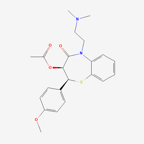 2D chemical (molecular) structure of Diltiazem