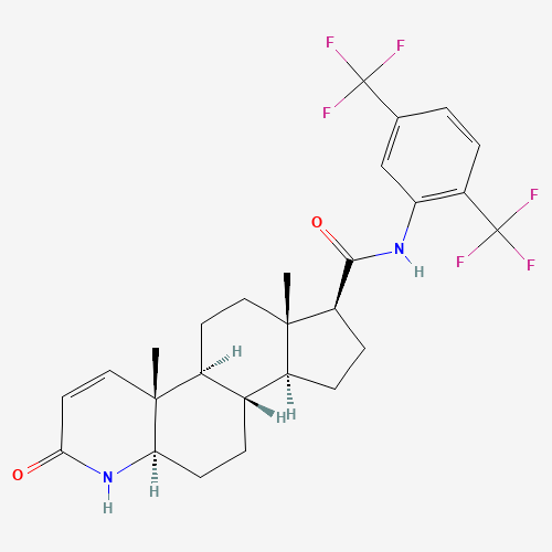 2D chemical (molecular) structure of Dutasteride