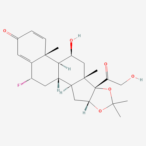 2D chemical (molecular) structure of Flunisolide