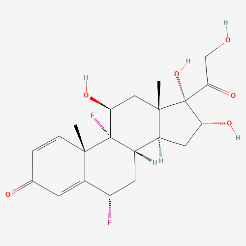 2D chemical (molecular) structure of Fluocinolone