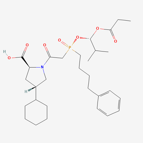 2D chemical (molecular) structure of Fosinopril