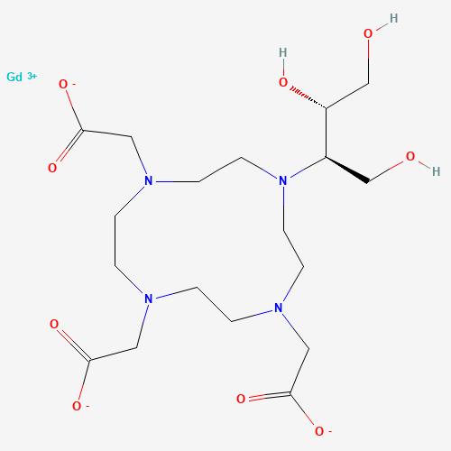2D chemical (molecular) structure of Gadobutrol