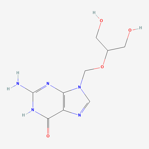 2D chemical (molecular) structure of Ganciclovir