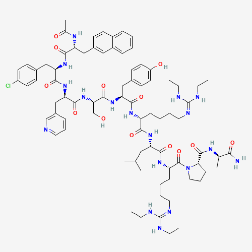 2D chemical (molecular) structure of Ganirelix