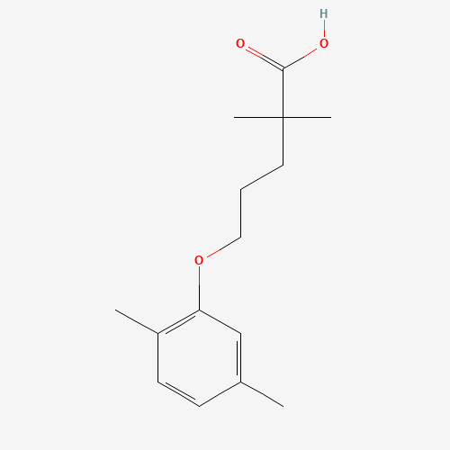 2D chemical (molecular) structure of Gemfibrozil