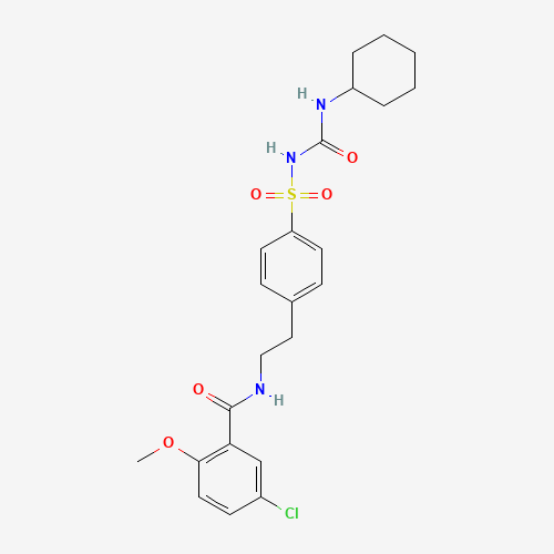 2D chemical (molecular) structure of Glibenclamide