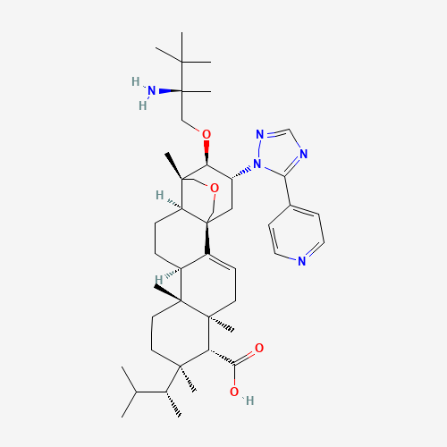 2D chemical (molecular) structure of Ibrexafungerp