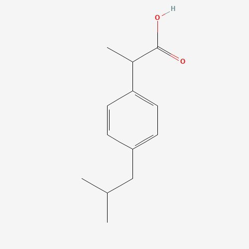 2D chemical (molecular) structure of Ibuprofen
