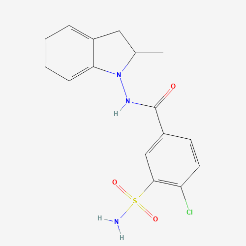 2D chemical (molecular) structure of Indapamide