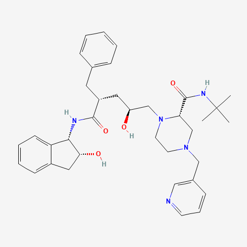 2D chemical (molecular) structure of Indinavir