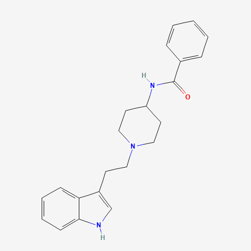 2D chemical (molecular) structure of Indoramin