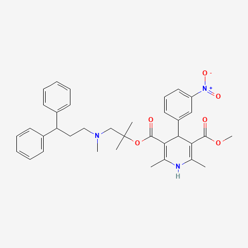 2D chemical (molecular) structure of Lercanidipine
