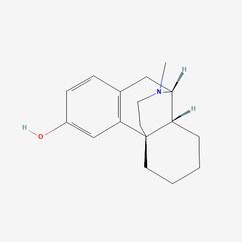 2D chemical (molecular) structure of Levorphanol