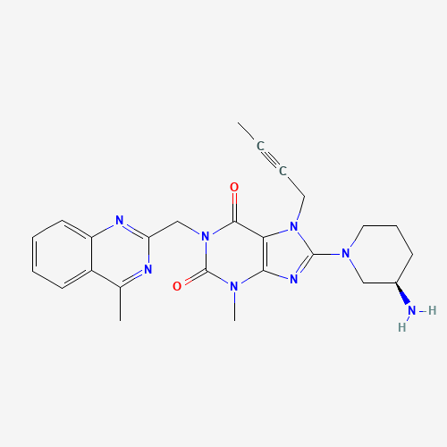 2D chemical (molecular) structure of Linagliptin