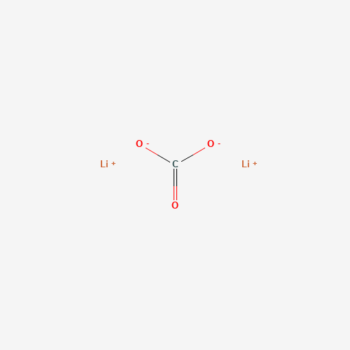 2D chemical (molecular) structure of Lithium carbonate