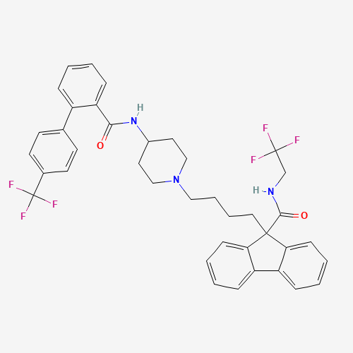 2D chemical (molecular) structure of Lomitapide