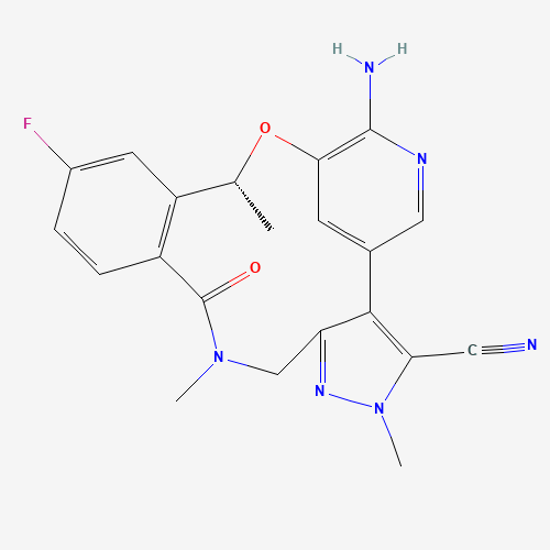 2D chemical (molecular) structure of Lorlatinib
