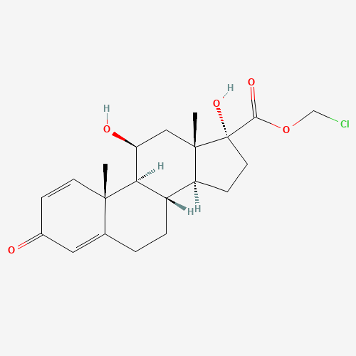 2D chemical (molecular) structure of Loteprednol