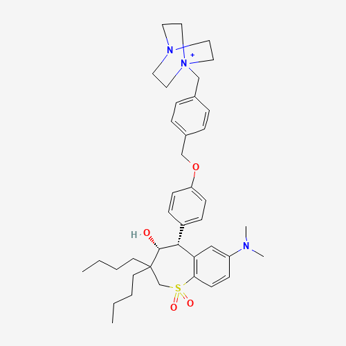 2D chemical (molecular) structure of Maralixibat