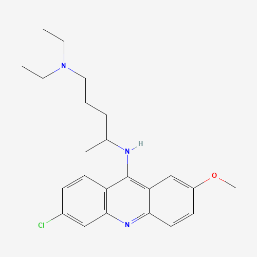 2D chemical (molecular) structure of Mepacrine