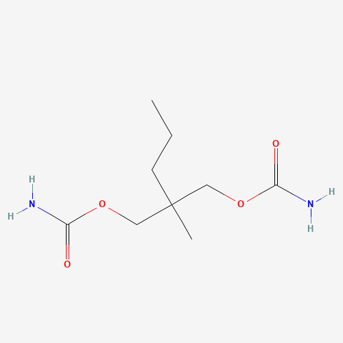 2D chemical (molecular) structure of Meprobamate