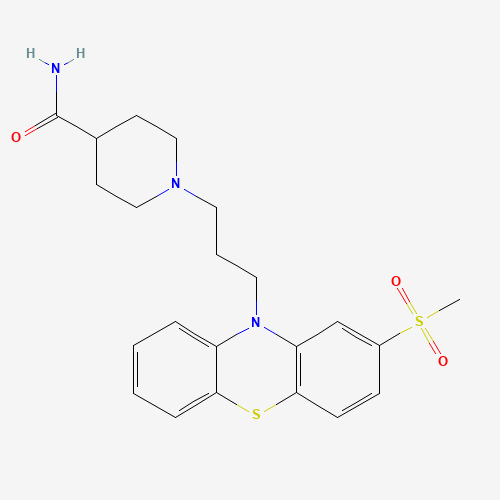 2D chemical (molecular) structure of Metopimazine