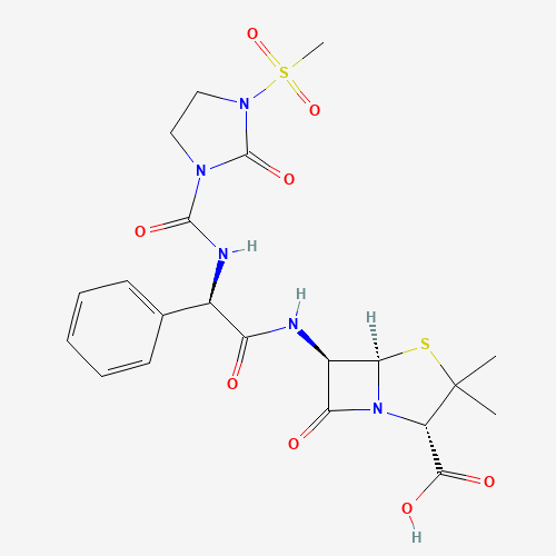 2D chemical (molecular) structure of Mezlocillin