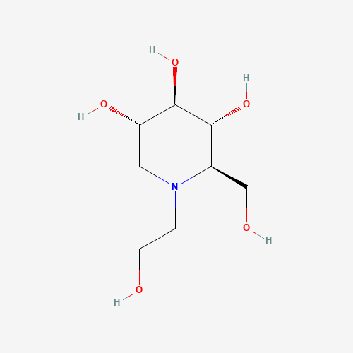 2D chemical (molecular) structure of Miglitol