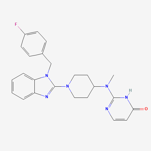 2D chemical (molecular) structure of Mizolastine
